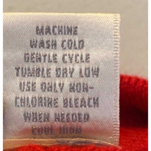 Red Studio Works Red Top Pullover Womens Turtleneck Sweater Medium - Picture 4 of 8